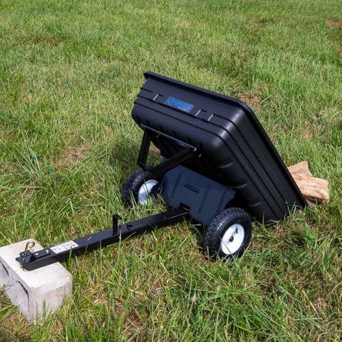 image for Titan Attachments 400 LB (10 Cu. Ft.) Economy Dump Cart, Tow-Behind Po