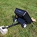 Titan Attachments 400 LB (10 Cu. Ft.) Economy Dump Cart, Tow-Behind Poly Cart for Lawn/Garden Tractors, ATVs, and UTVs, Hands-Free Unloading