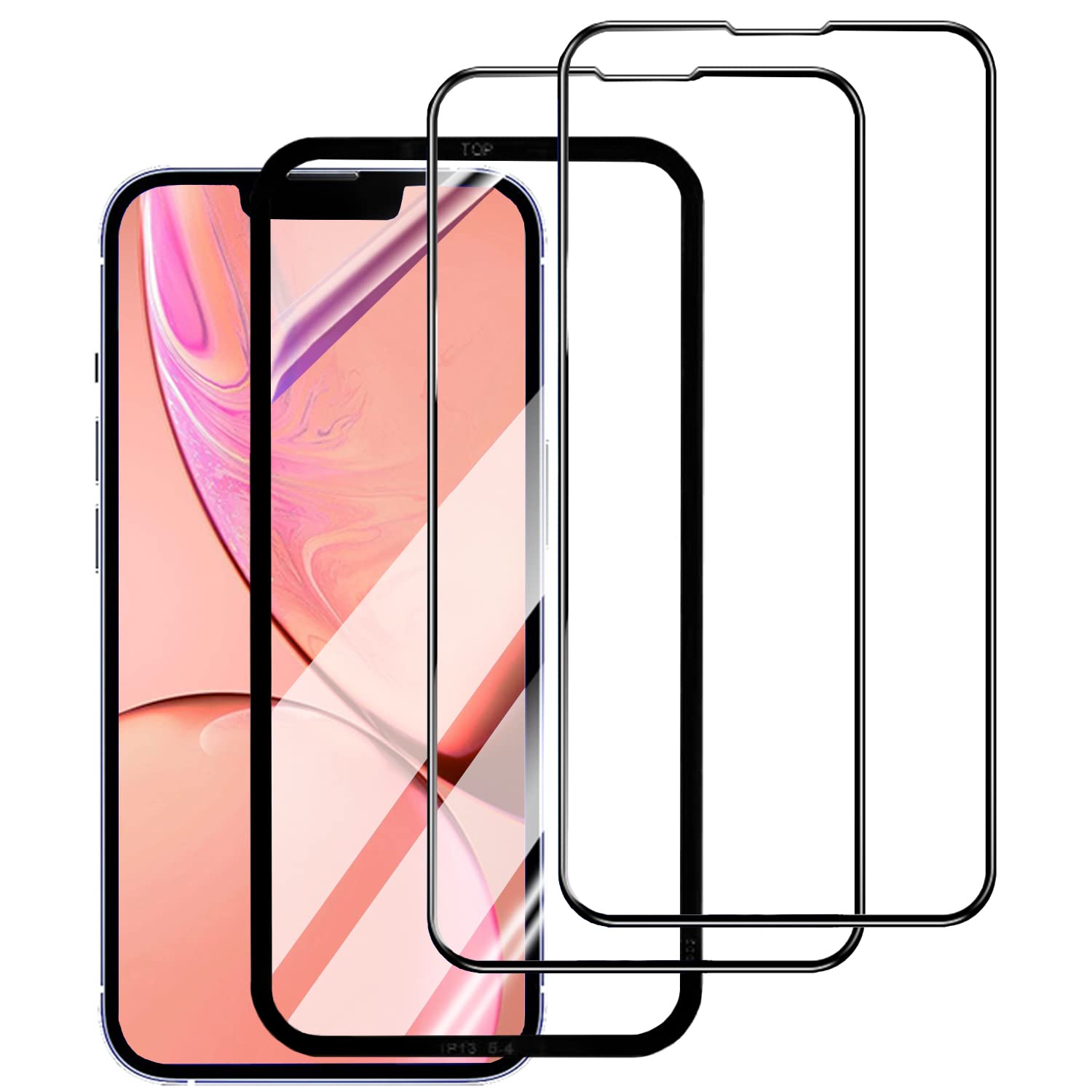 Amazon | DXFAU iPhone 13 mini 強化ガラスフィルム 5.4インチ