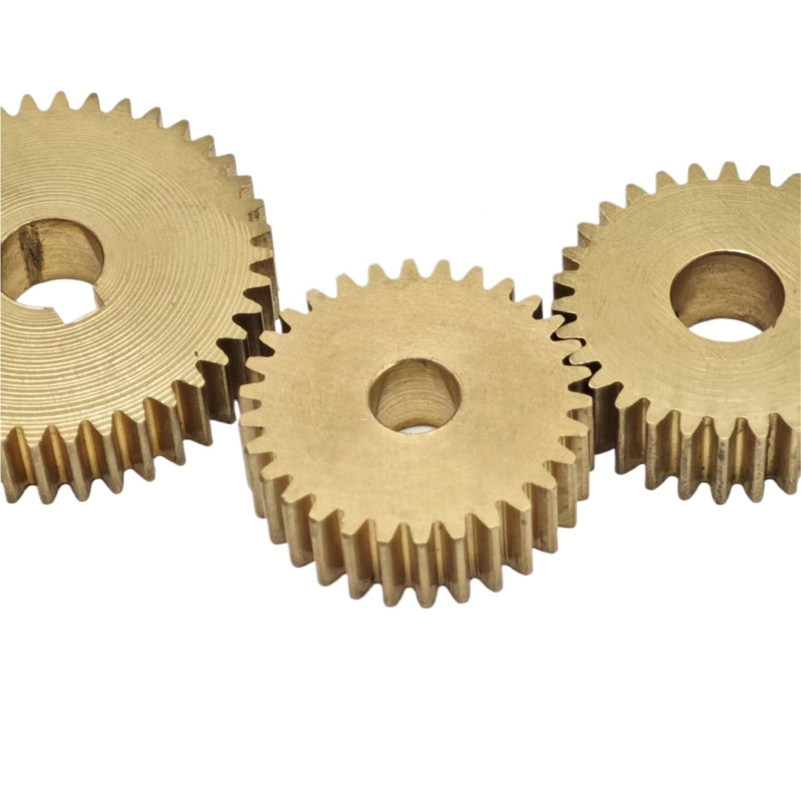 GTPBAO 0,7 Modul, 120 Zähne, Messing-Stirnrad, 3 mm bis 10 mm Bohrung, flaches zylindrisches Zahnrad, 85,4 mm Durchmesser, 5 mm dickes Ritzel Wellenkomponenten(7mm bore)