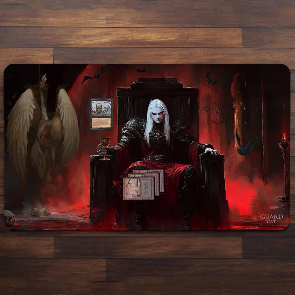 Edgar Markov (Stitched) - MTG Playmat - Compatible with Magic The Gathering Playmat - Play MTG, YuGiOh, LOTR, TCG