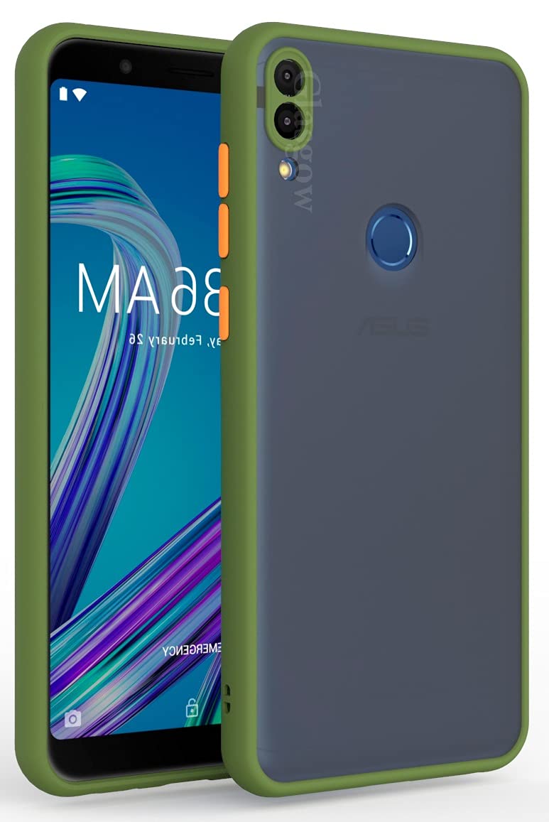 Glasgow Case Cover for Asus Zenfone Max Pro M1 Shockproof Back Case Cover (Camera Protection) - Green (B09C292G18) Amazon Price History, Amazon Price Tracker