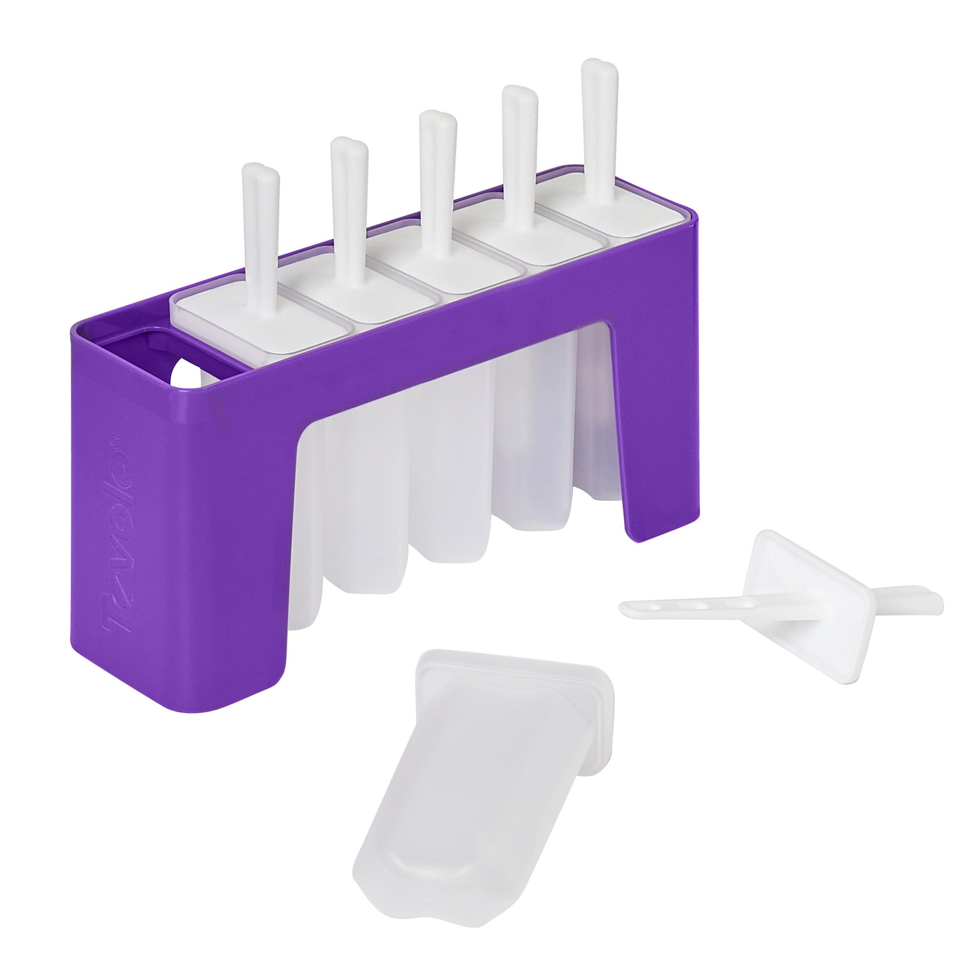 Amazon.com: Tovolo Wavy Reusable Popsicle Trays with Sticks Mold