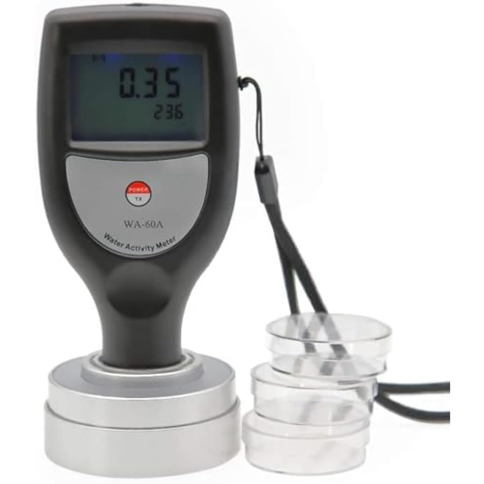 Misuratore di attività dell'acqua di precisione per test di umidità alimentare, dispositivo intelligente del sensore di umidità digitale, lettore accurato per ingredienti per panificazione, caseario e