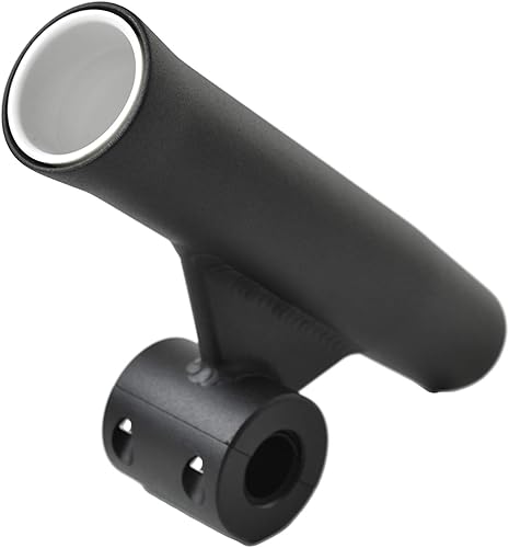 Miniatura 3 de Marine City Soporte ajustable para caña de pescar ajustable con acabado anodizado negro con acabado de aluminio para soldadura, vinilo blanco