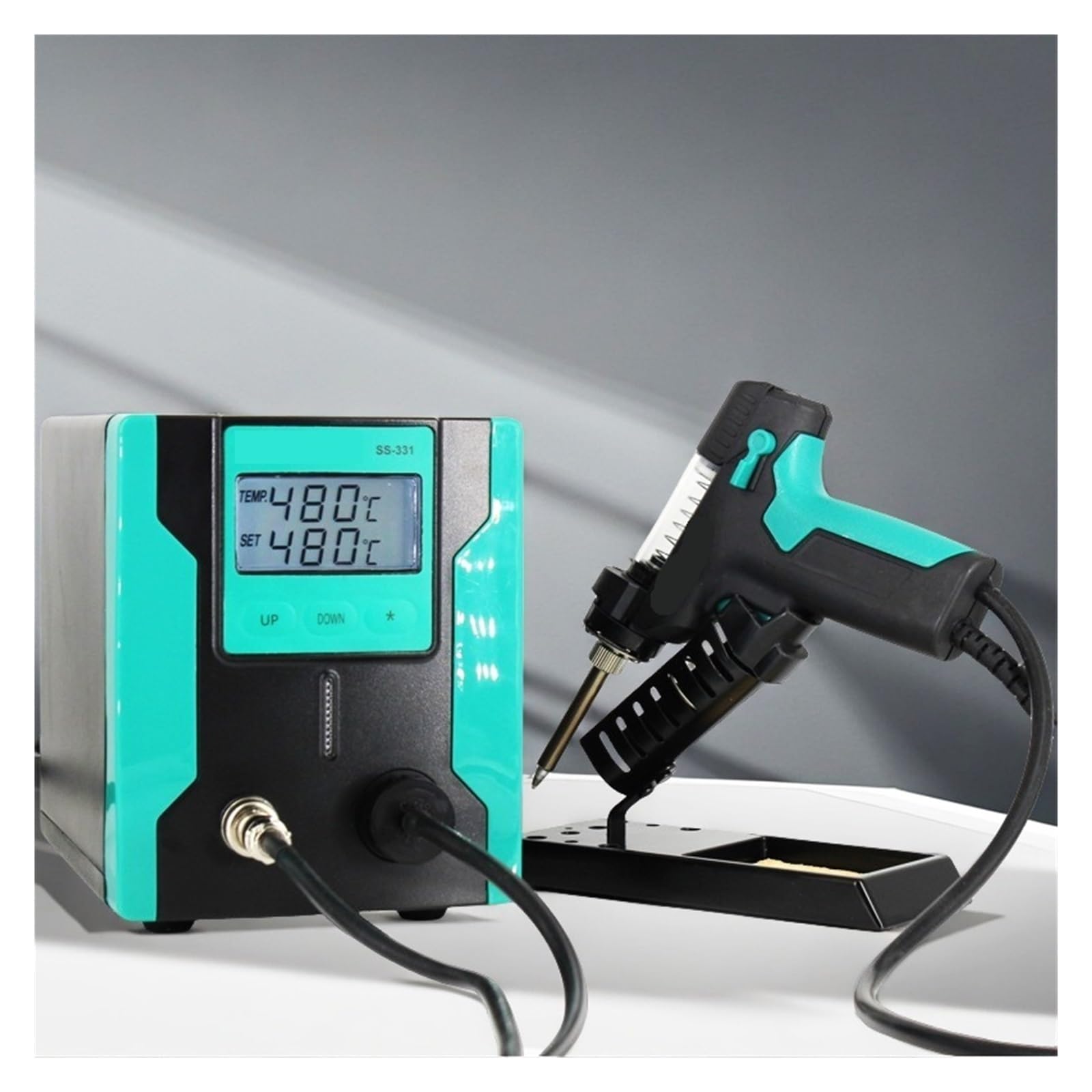 Bomba desoldadora eléctrica digital LCD, pistola de succión for desoldar BGA, con función apagado automático,Respuesta rápida