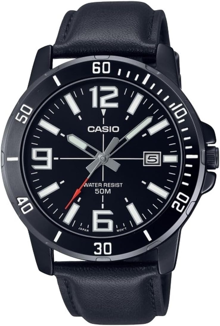Casio Enticer Men Analog Black Dial Men MTP-VD01BL-1BVUDF (A1981)