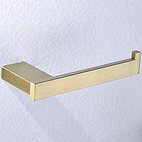 Vista 13 de RANDOM Portarrollos de papel higiénico de oro cepillado, accesorios de hardware de baño SUS 304 de acero inoxidable moderno soporte de rollo
