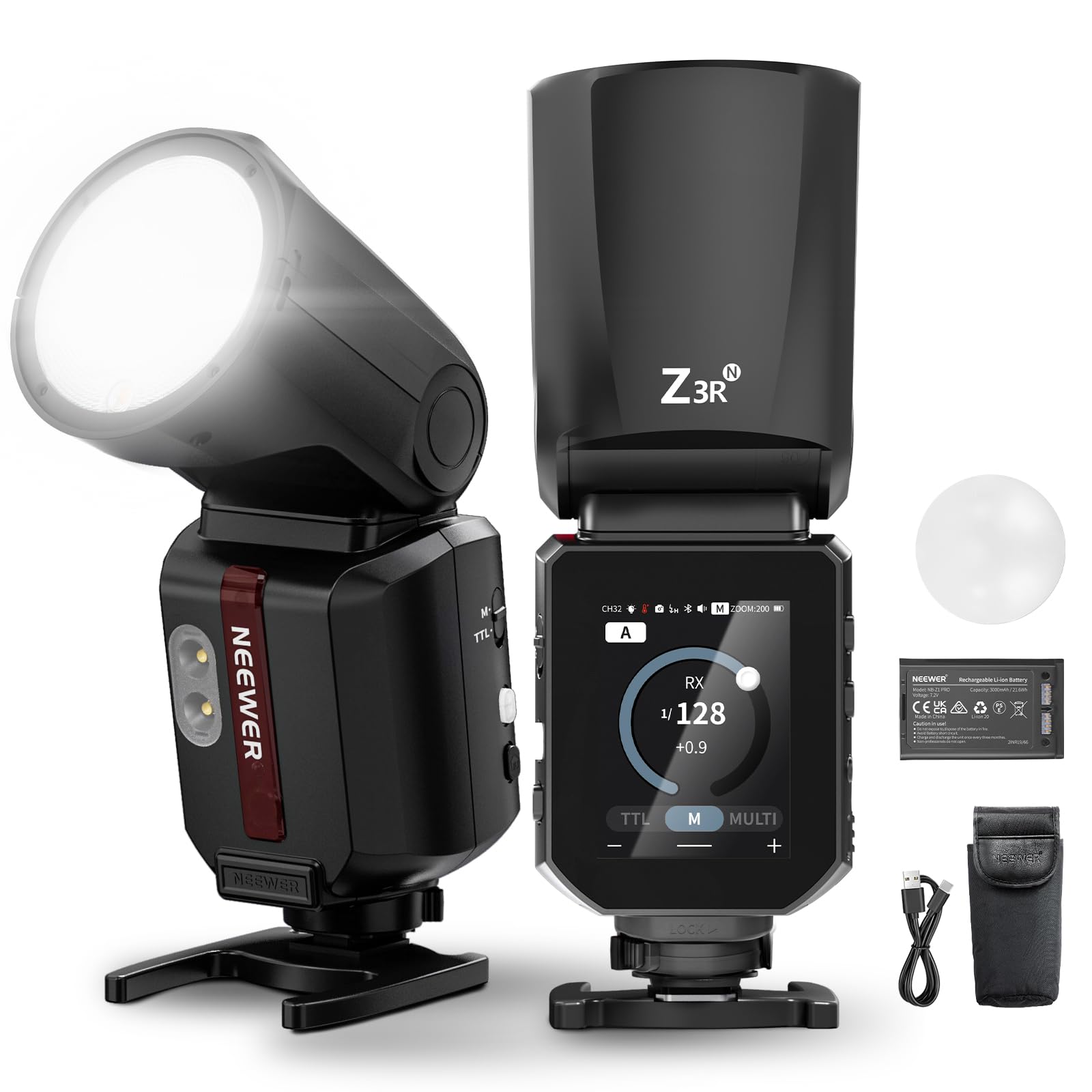 Amazon.com : NEEWER 100Ws 2.4G TTL Round Head Flash Compatible