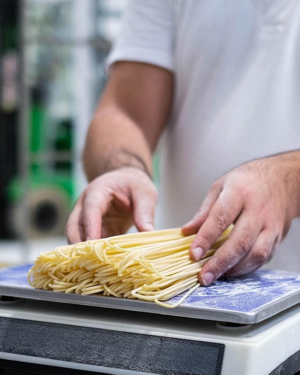 Marulo Italienische Spaghetti-Pasta, Bronzeschliff, 500 g, 12 Stück, Premium-Hartweizen, + Schlüsselanhänger italy shop service