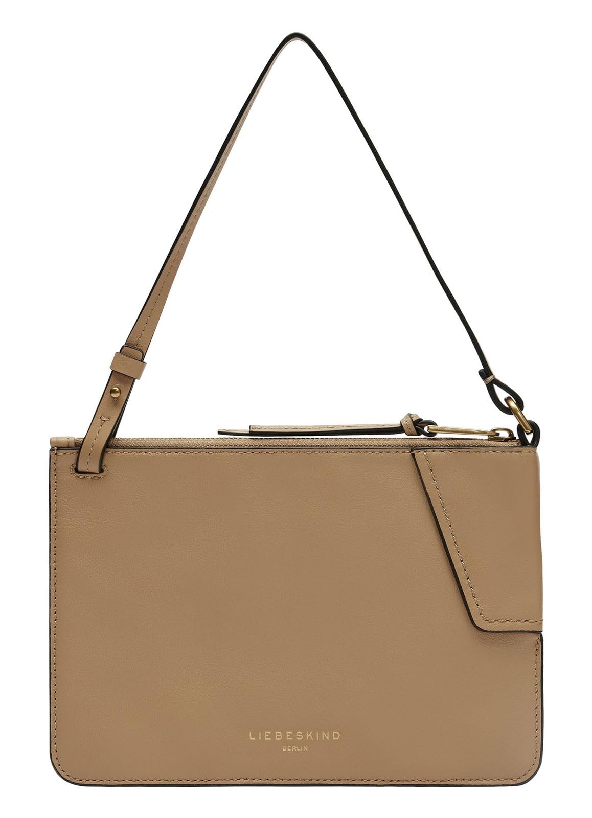 LIEBESKIND BERLIN utility bag Mila Lamb Pouch Sandstone light brown