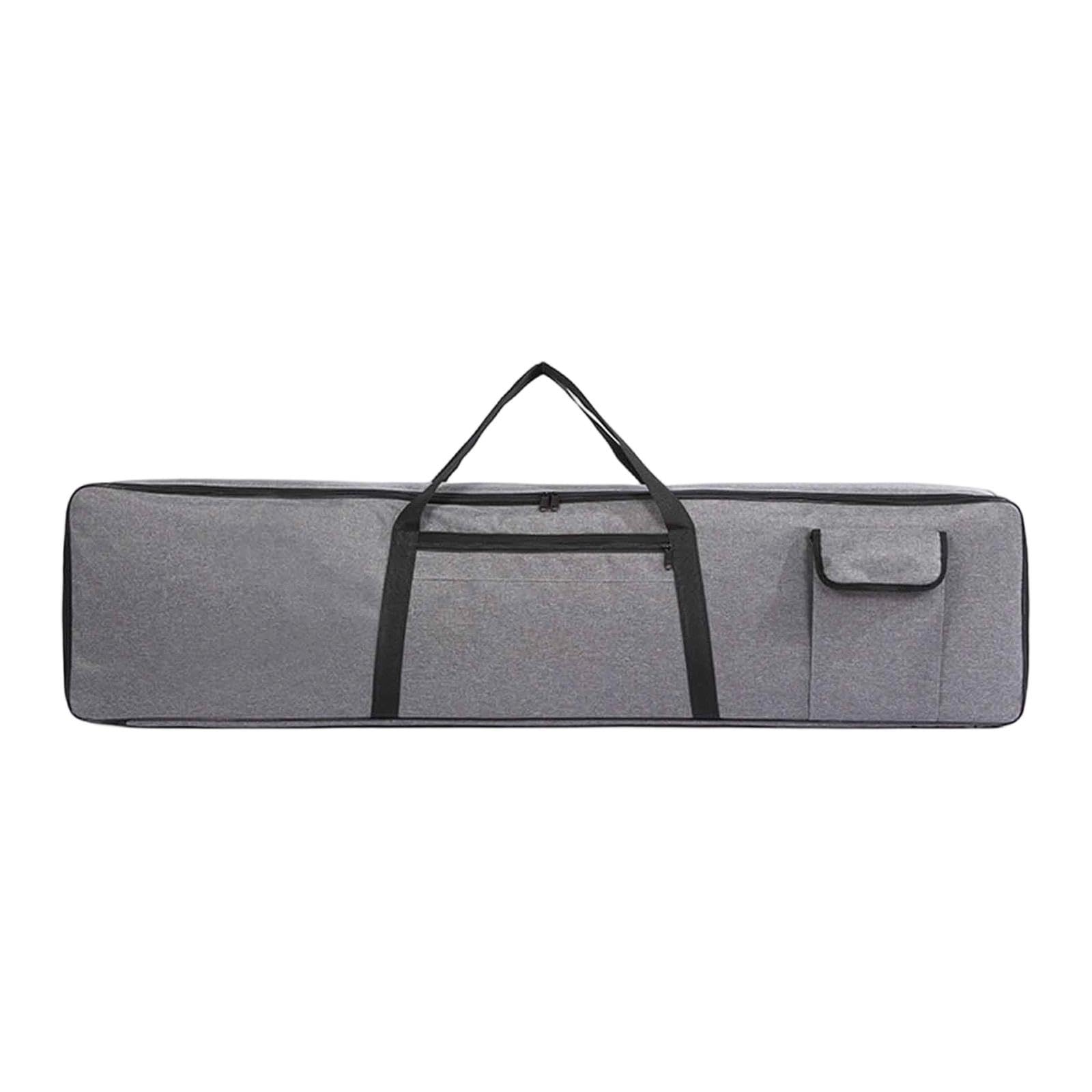 Funda para Teclado Electrónico con Manija Reforzada Bolsa Externa Diseño Acolchado y Doble Cremallera Suave Impermeable y Resistente a Golpes, 88 Keys S