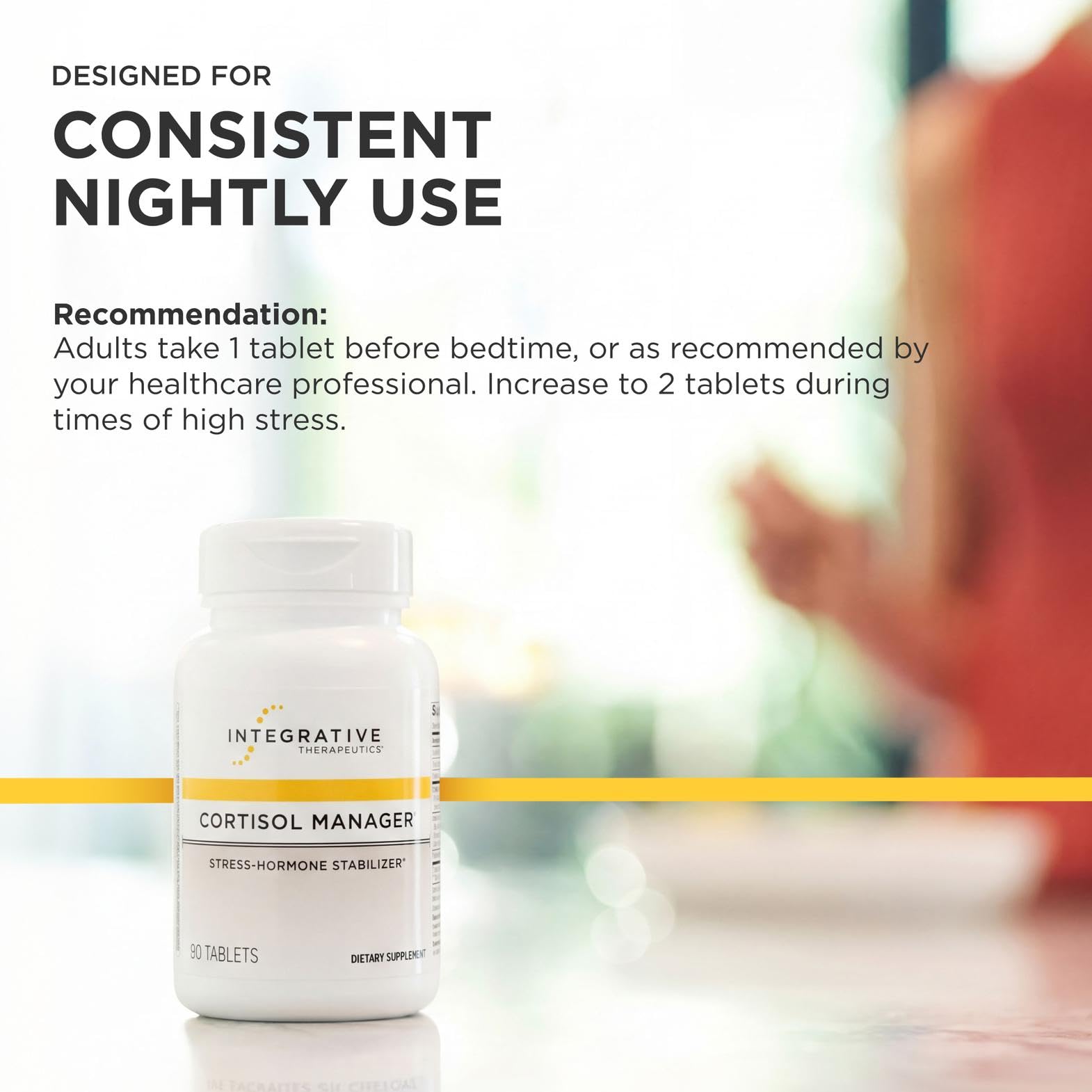 Integrative Therapeutics Cortisol Manager, 90 Tablets, Stress Support* — Amazon image 7