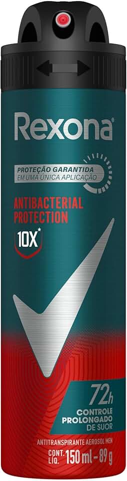 Desodorante Rexona Masculino Antibacterial 150ml