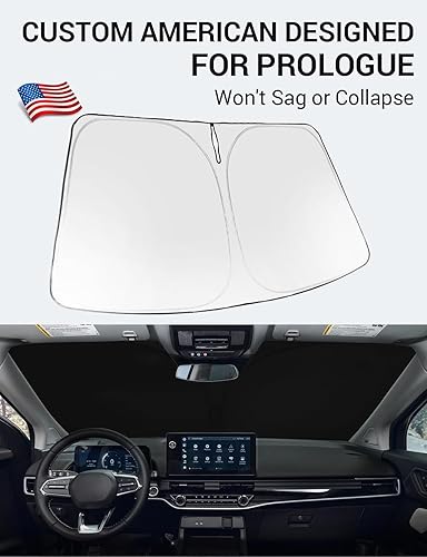 Vista 384 de Proadsy Parasol para parabrisas para BMW X1 F48 2016-2022 de 4 capas plegable, protector de parasol frontal que bloquea los rayos UV y mantiene