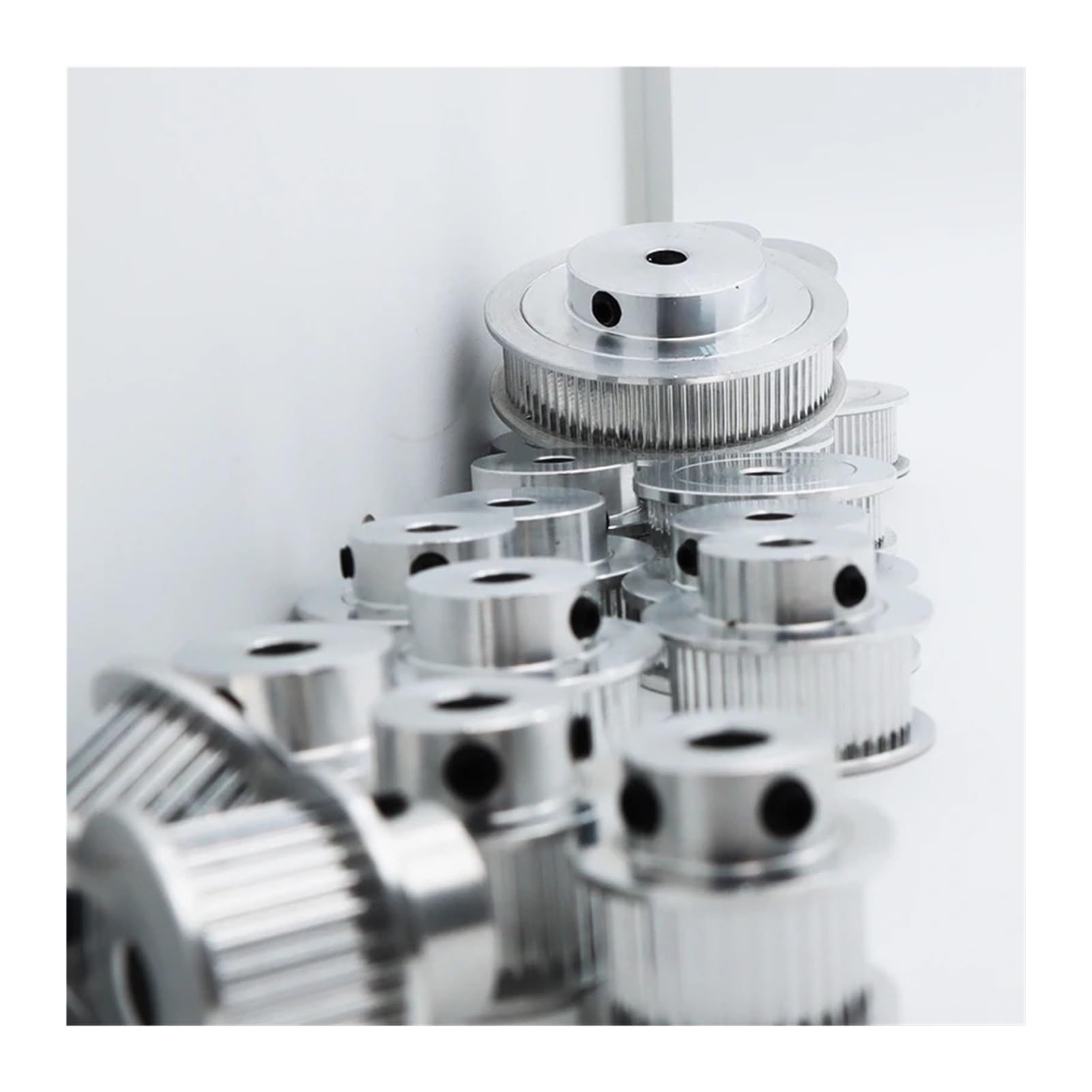 1pc 2GT Synchronous Wheels 3D Printer Pulley 48T 60T Bore 4 5 6~19 20 25mm Belt Width 6 10 Mm 2M GT2 Timing(Bore 17mm,60Teeth,6mm)
