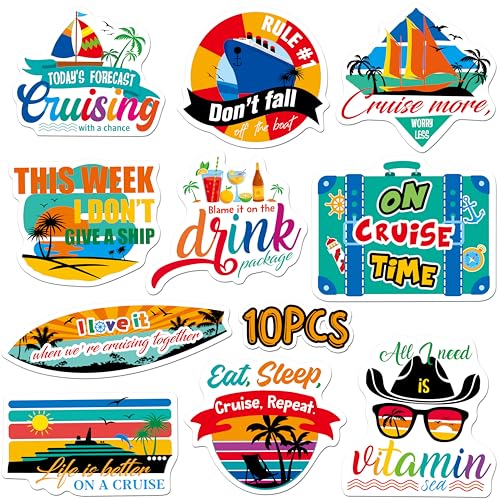 10PCS Large Cruise Door Magnets