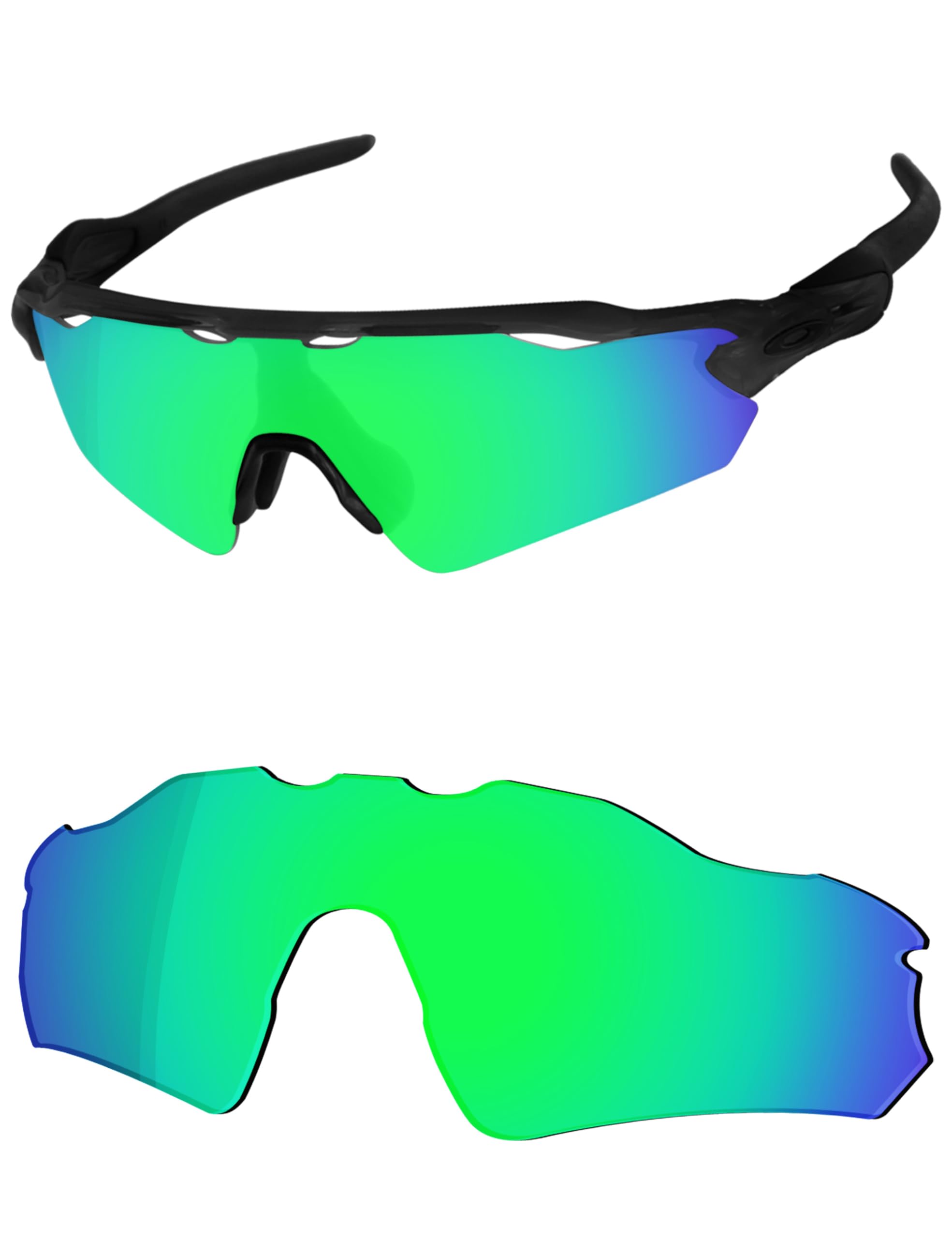 OSharp Lentes de repuesto para gafas de sol Oakley Radar EV Pitch OO9211, protección UV y ajuste perfecto