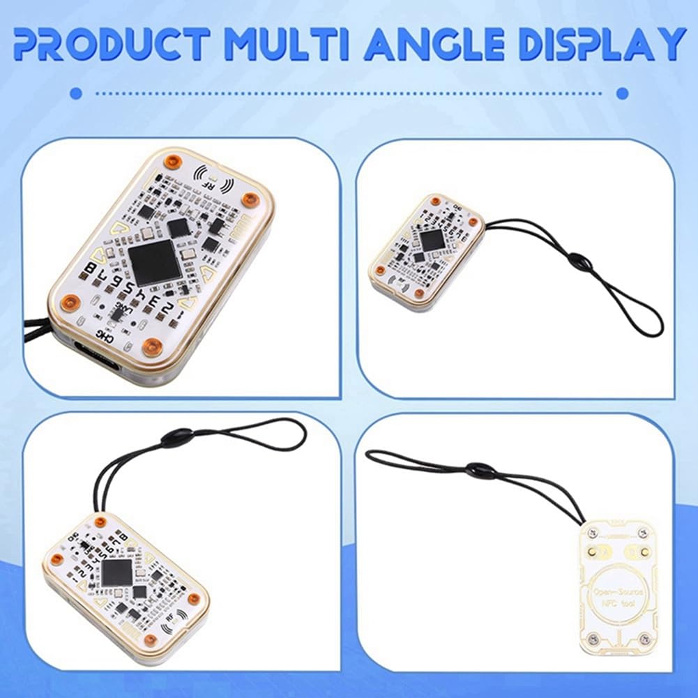 Chameleon Ultra V2.0 RFID Smart Chip Reader Emulator + 9Cuid Keychain 125KHz 13.56 MHz Ducod Duplicator NFC