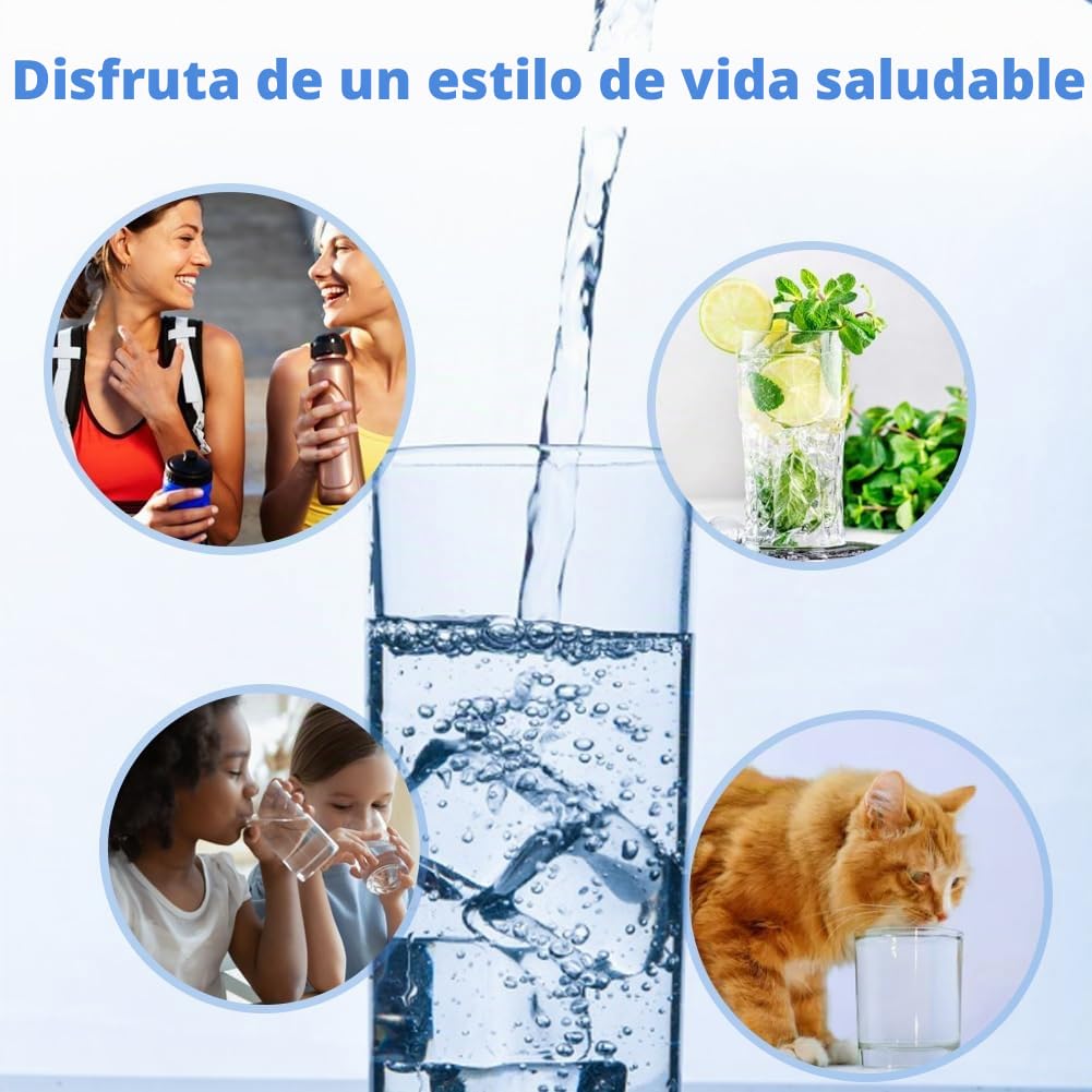 Filtro de agua para refrigerador, filtro de agua universal para refrigerador externo, filtro de agua para refrigerador LT1000P, filtro de eliminación de agua doméstico, blanco, para Kenmore9980 (3
