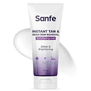 Sanfe Instant Tan & Dead Skin Removal Exfoliating Gel 200g