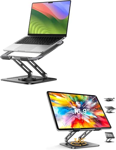 LOXP Swivel Laptop Stand and Tablet Stand