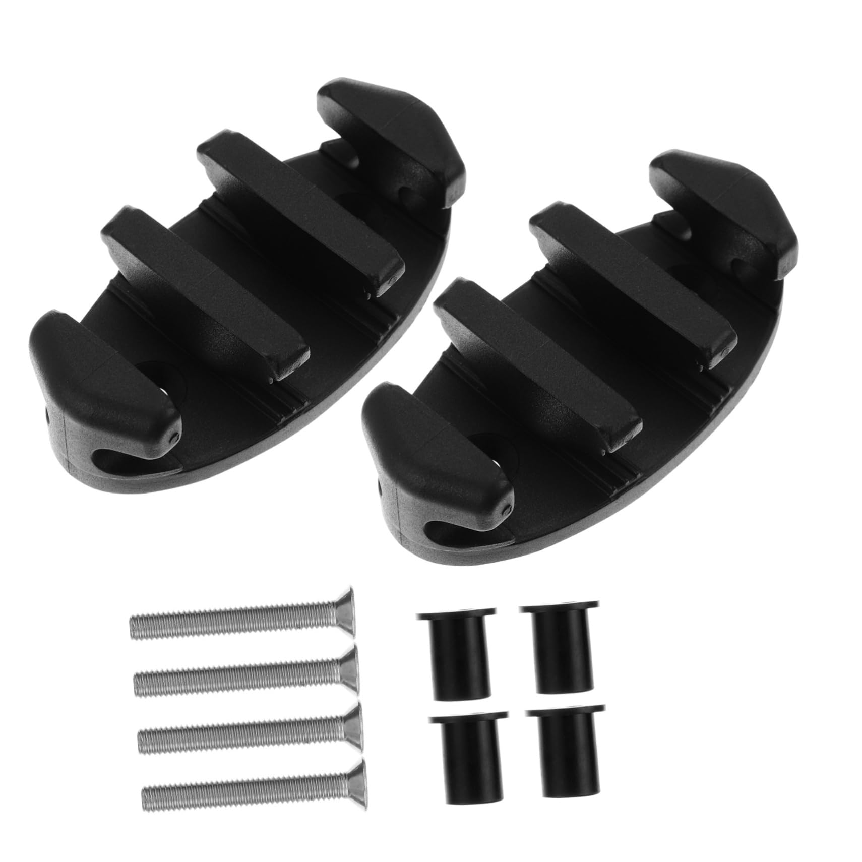 Yardwe 2pcs Kayaks Cleat Marine Grade Nylon Fixings Boat Accessory Screws for Kayak Anchor