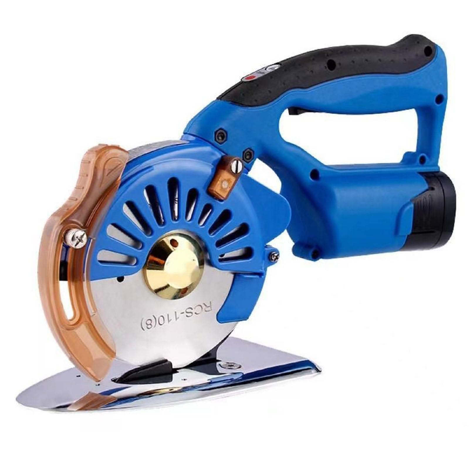 Taglierina elettrica a Batteria del Tessuto rotativo 5 velocità Multi Strato della tagliatrice della Pelle della Batteria Ricaricabile Automatica della Luce di affilatura del LED