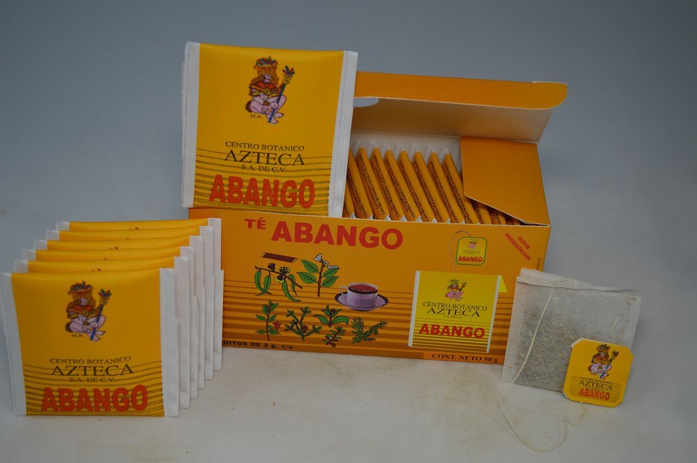 Te De Abango Auxiliary to the Respiratory Tract, Cough, Sore Throat, Colds and Flu.