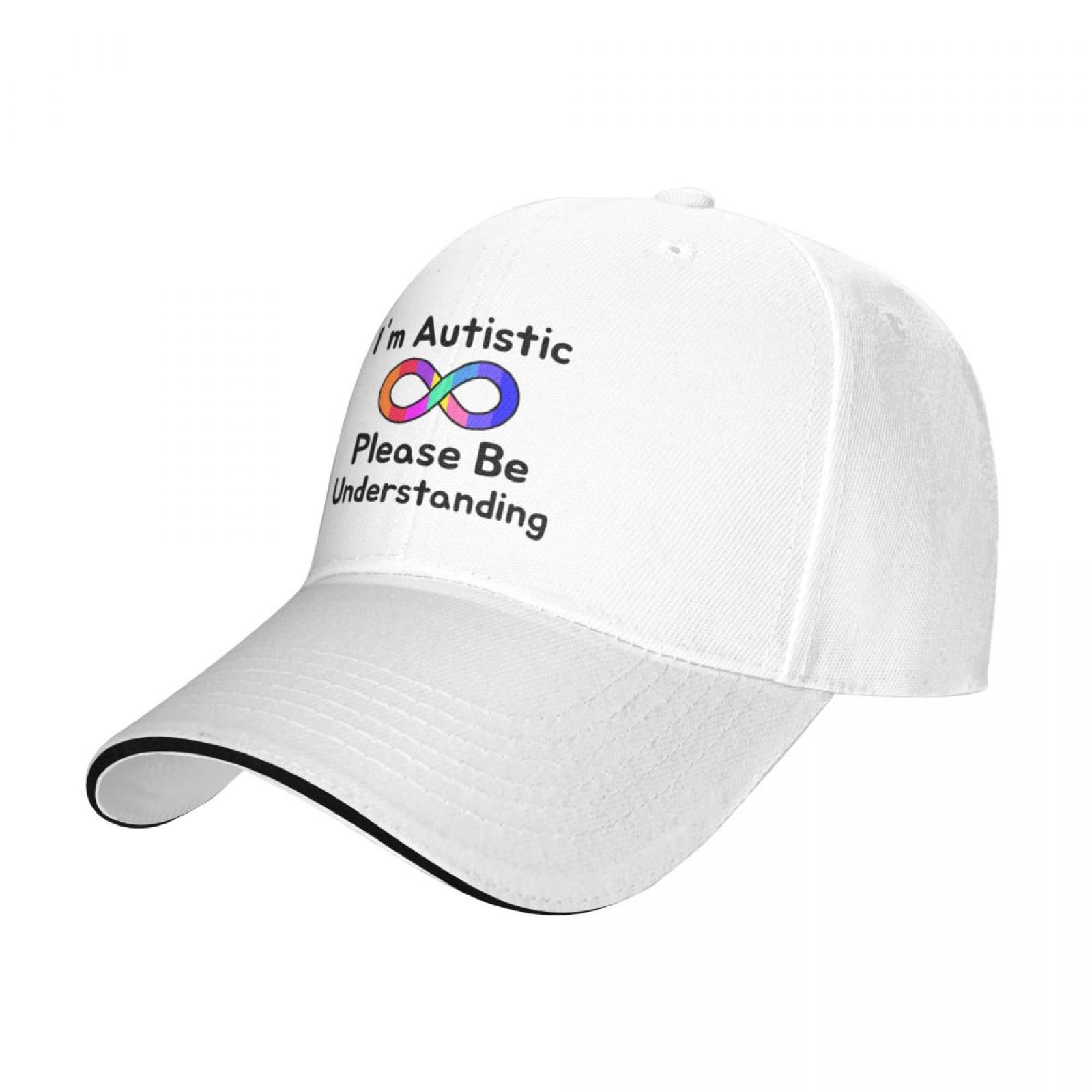 CIZIEOE Peaked Cap I'm Autistic Please Be Understanding Baseball Cap Thermal Visor Hat Man Luxury Kids Hat Women's Men