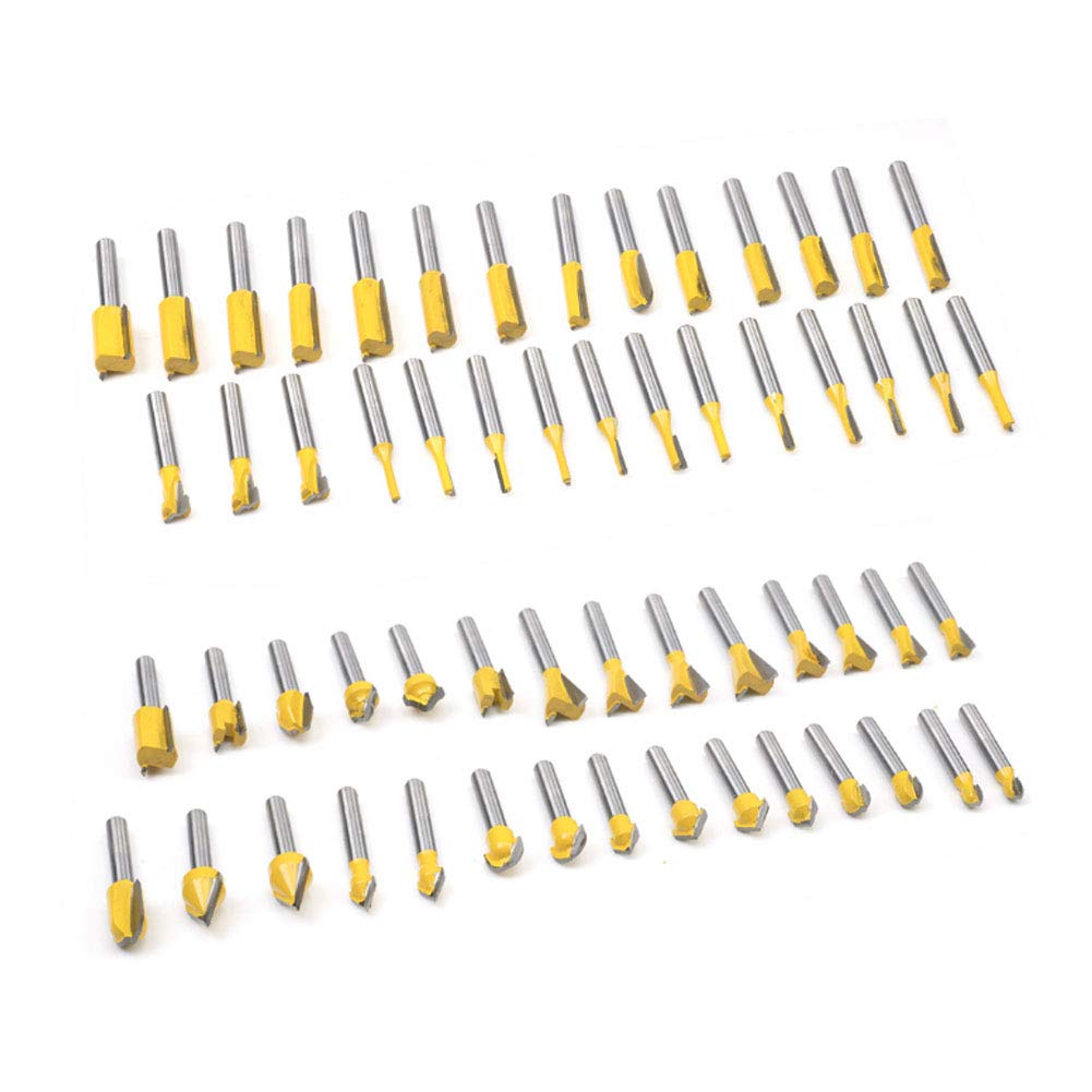 29-tlg. Fräser Set Hartmetall - 8mm Schaft Für Holz Bearbeitung