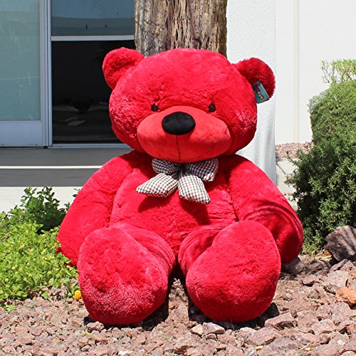 Joyfay großer Teddybär Riesiger Plüschbär Stofftier XXL Riesen Teddy (160 cm, rot), Weiche Geschenk Für Kinder Alters… – Bild 4
