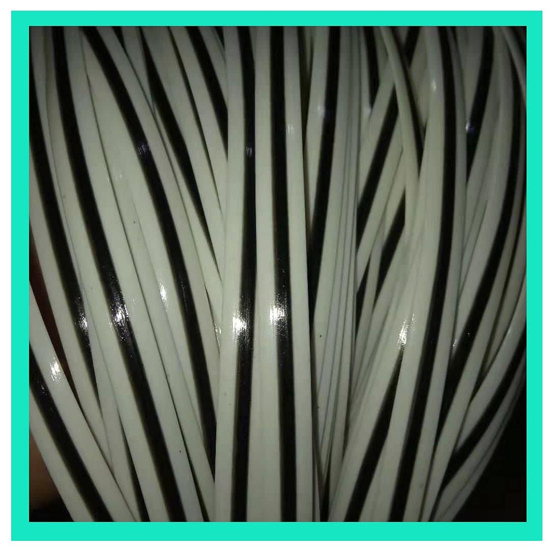 OUdini Plastic Rattan Plastic Pe Wicker Repair Material Synthetic Rattan Weaving Material for Woven Repair/K/8Mm*1.1Mm