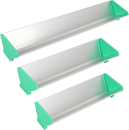 3 Pcs Dual Edge Aluminum Emulsion Scoop Coater for Silk Screen Printing Coating Tool 8'' 10'' 16'', Screen Printing Supplies, 3 Sizes