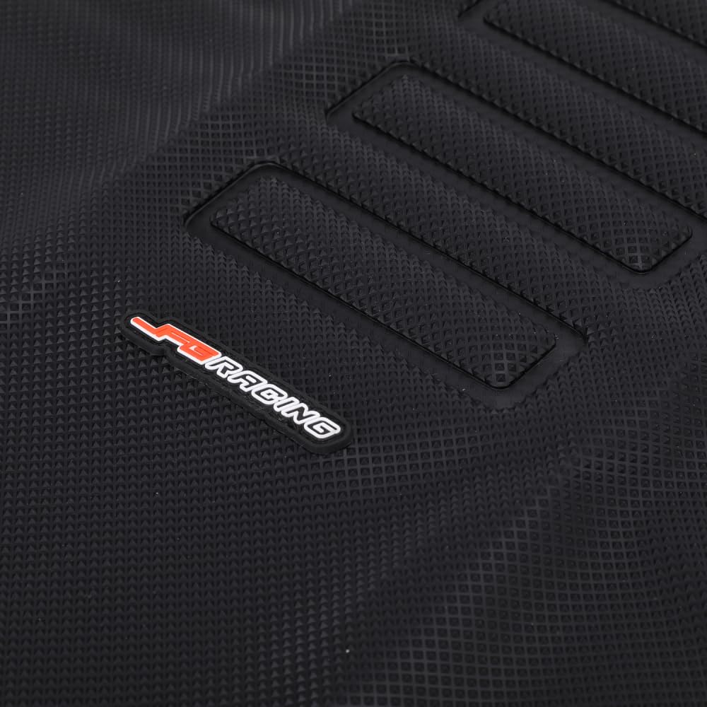FastPro Housse de siège de Moto Universelle en Caoutchouc Noir