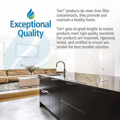 Miniatura 8 de Tier1 Cartucho de repuesto de filtro de agua de sedimentos de polipropileno hilado para toda la casa de 5 micrones, 20 x 4.5 pulgadas, compatible