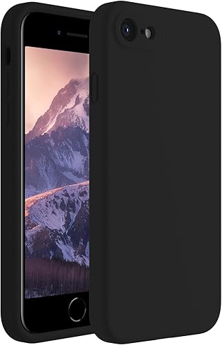 Miniatura 1 de FireNova Funda para iPhone SE 20222020, iPhone 7 8, silicona mejorada bordes cuadrados y protección de cámara funda para teléfono con forro de