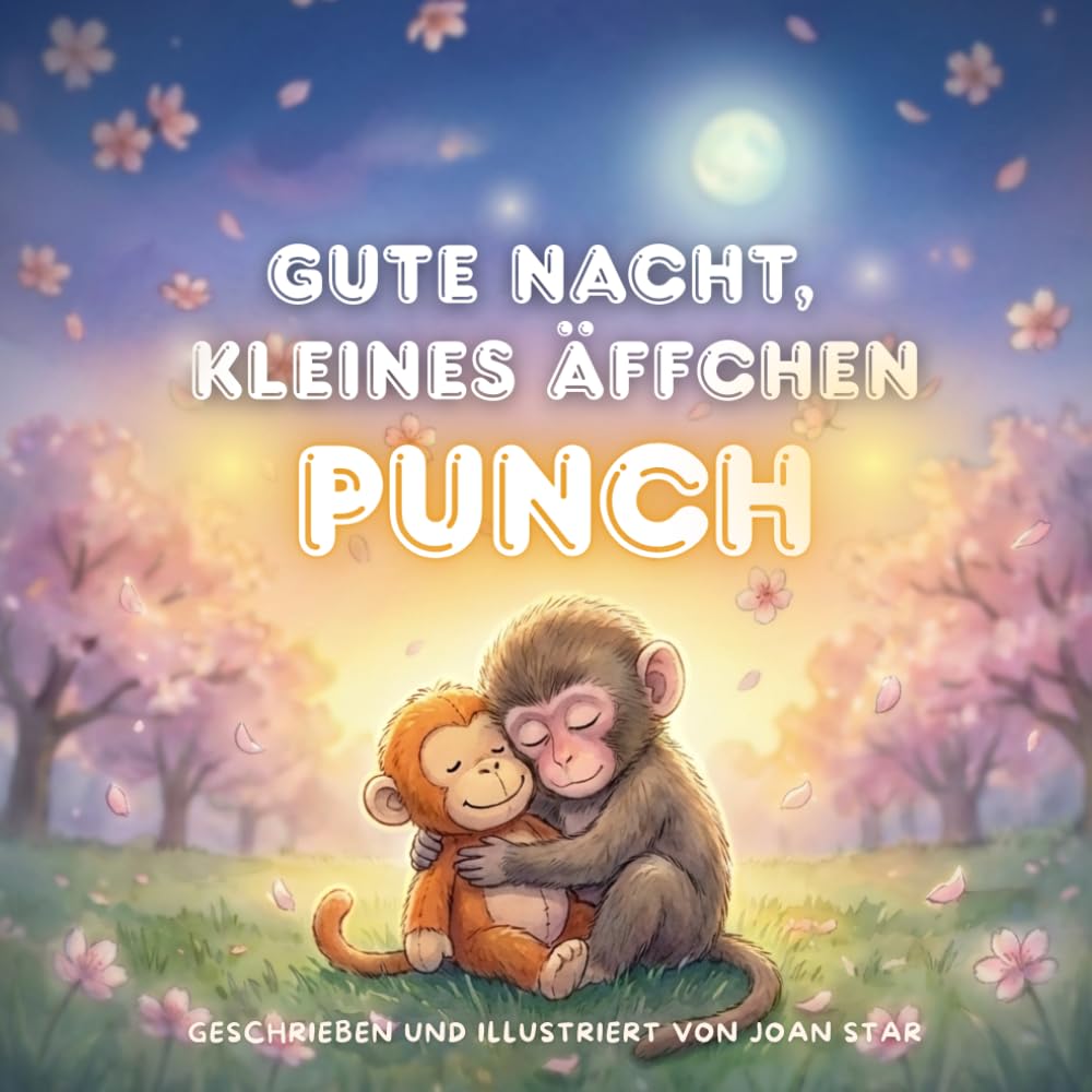 Gute Nacht, kleines Äffchen Punch: Eine herzerwärmende Gute-Nacht-Geschichte über Freundschaft, Geborgenheit und das Gefühl von Sicherheit in der Nacht