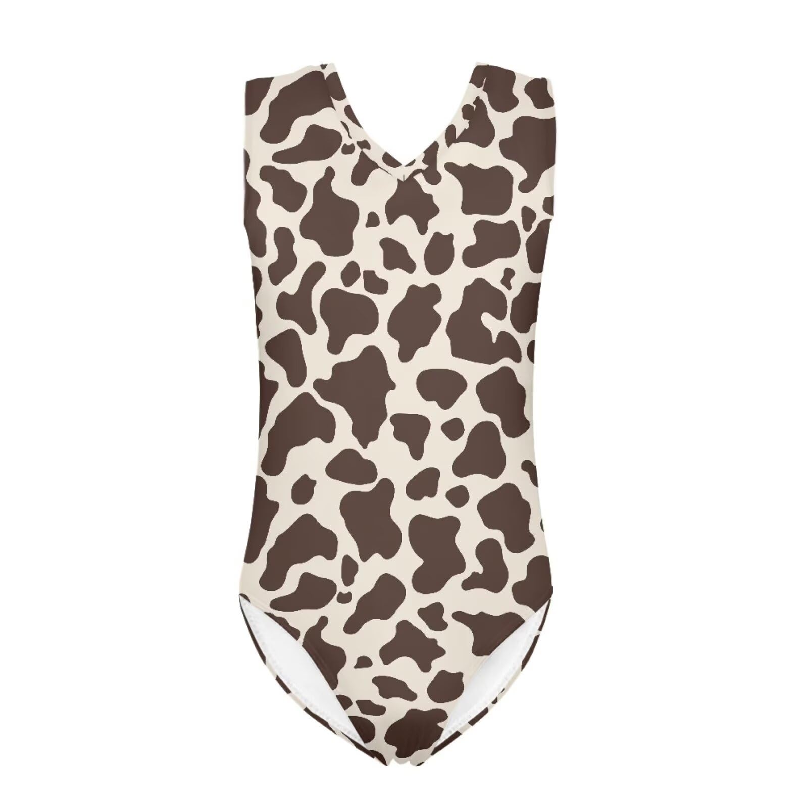 Cartoon Pattern Kids Girls Bathing Suits One Piece Swimsuit Soft &amp; Quick Dry, 5-14Years