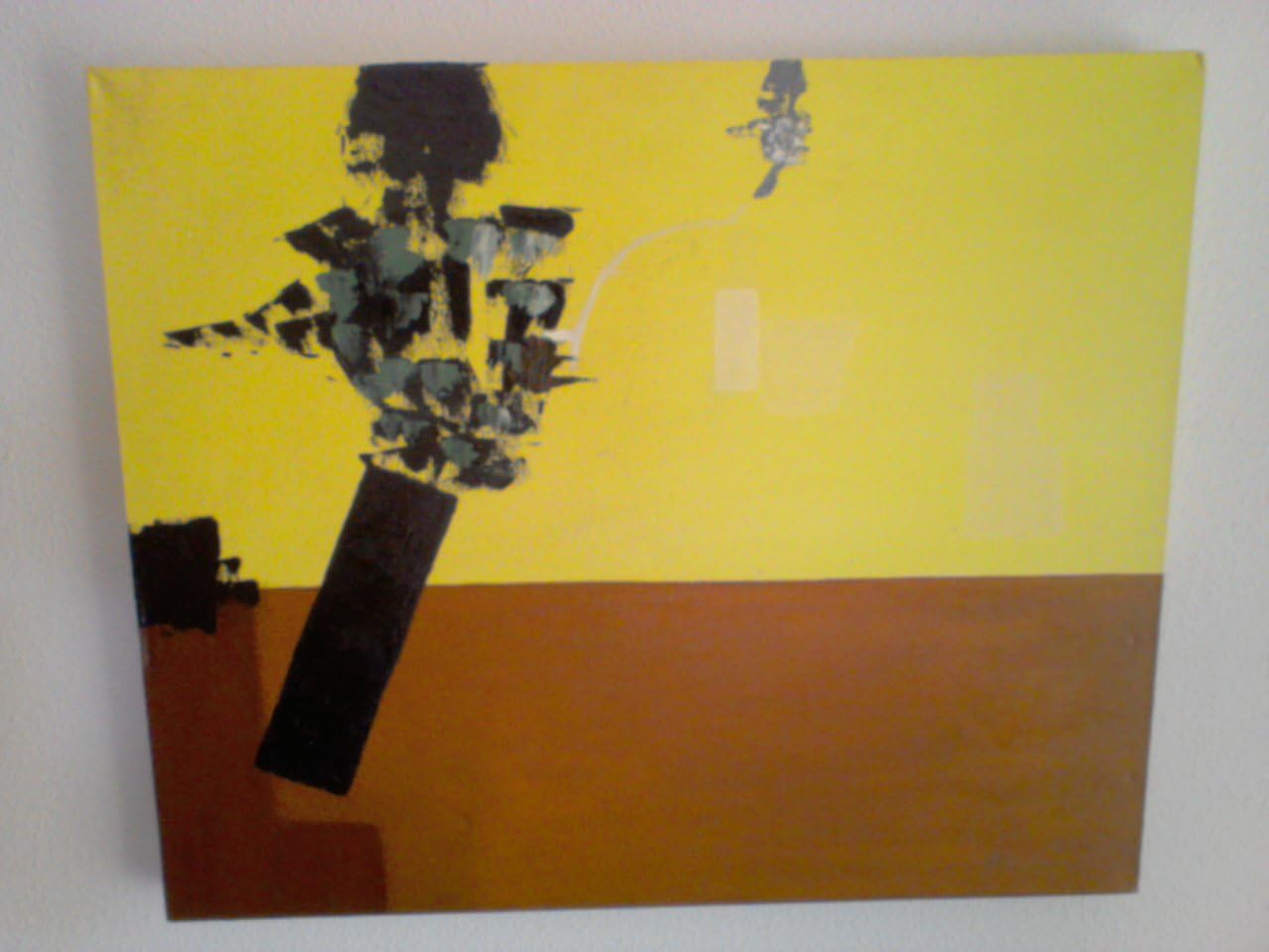 Santin Art - Modern Abstract Ready to Hang Stretched Canvas Oil Painting