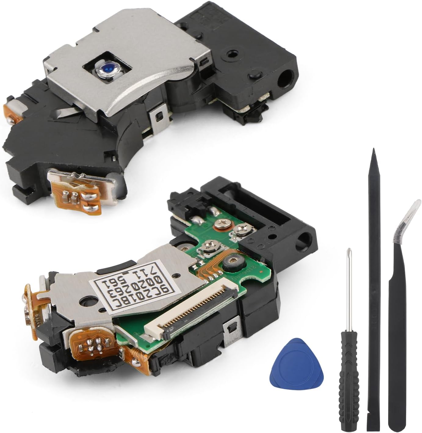 PVR-802W Laser Lens for PS2 Slim 7W 9W Laser Lens Replacement Parts with Repair Tools