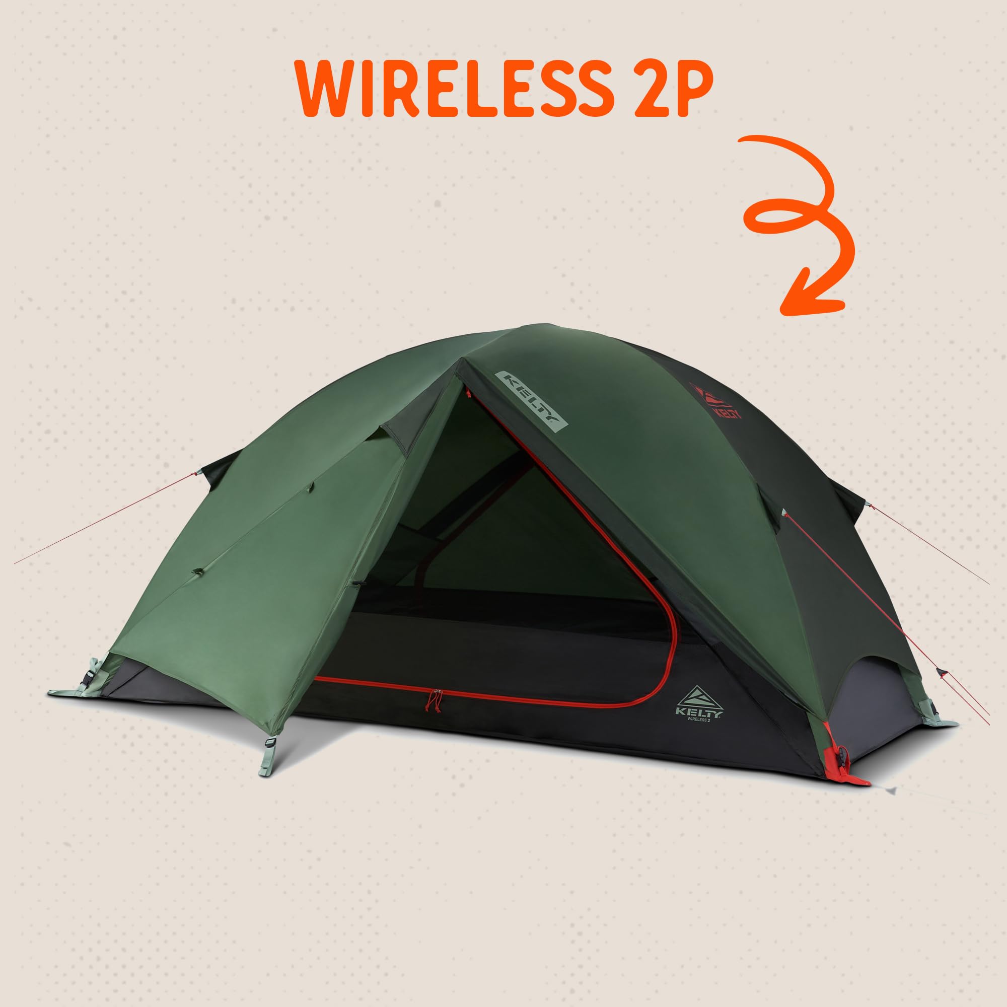 Amazon.com : Kelty Wireless Freestanding Camping Tent, 2-8 Person