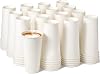 Fit Meal Prep [200 Pack] 4 oz Disposable White Paper Cups - On the Go Hot and Cold Beverage All-Purpose Sampling Portion Cup for Coffee, Espresso, Cortado, Water, Tea and Juice, Food Grade Safe