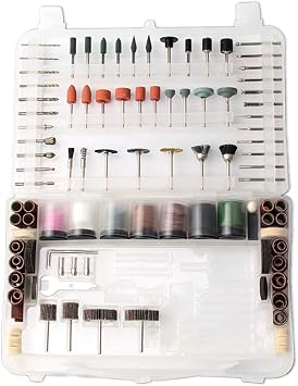 Rotary Tool Accessories Kit 268pcs with Plastic Box, Fits Dremel Rotary Tool, Multifunctional Universal Fitment for Grinding, Sanding, Carving, Polishing