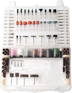 Rotationswerkzeug-Zubeh?r-Set, 268-teilig, mit Kunststoff-Box, passend für Dremel-Drehwerkzeug, multifunktional, universell passend zum Schleifen, Schleifen, Schnitzen, Polieren