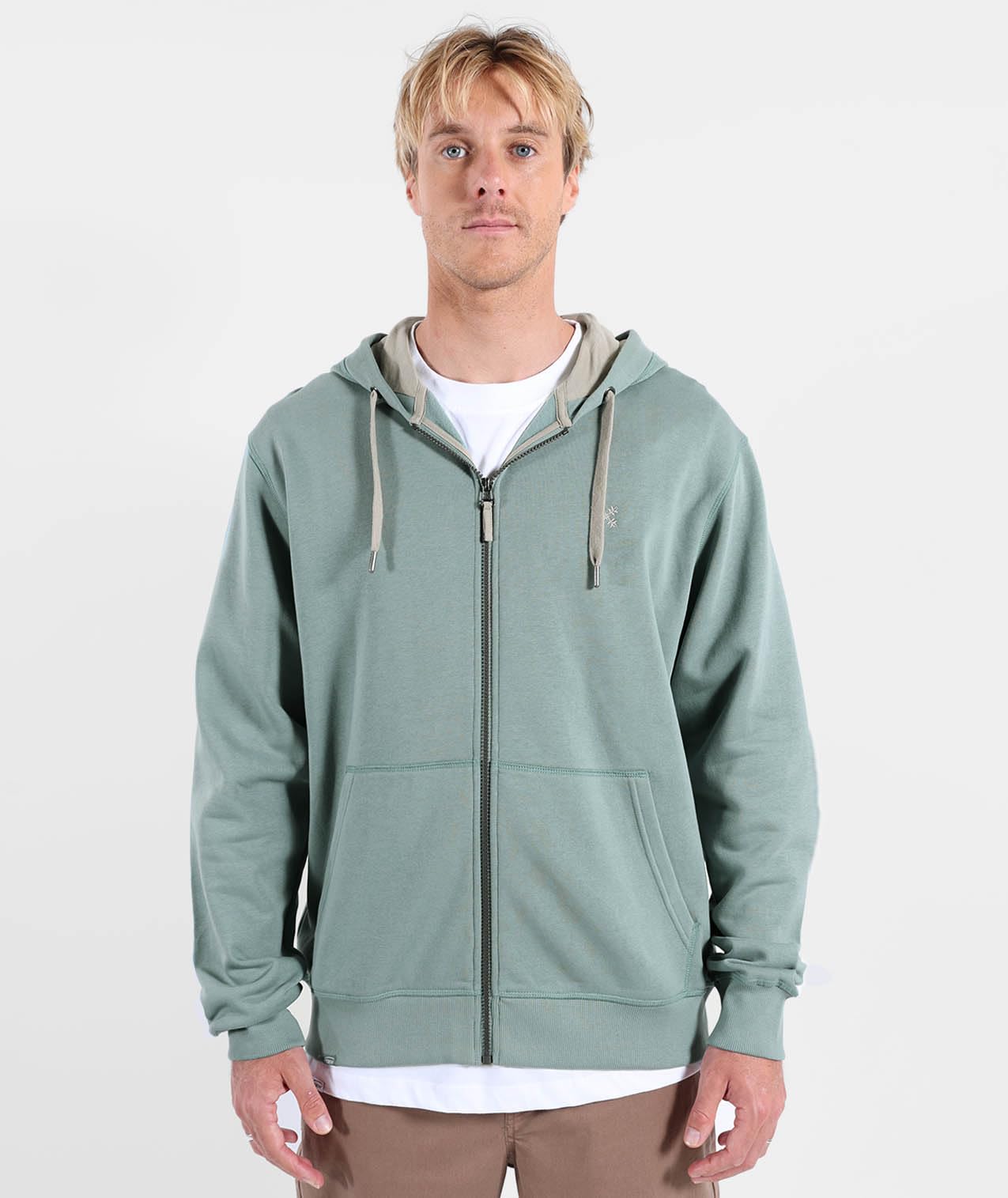 OXBOW Sweat à Capuche zippé SALET Essentials Ete 2026 Manches Longues, Col Rond, Uni, Zippé, avec Capuche