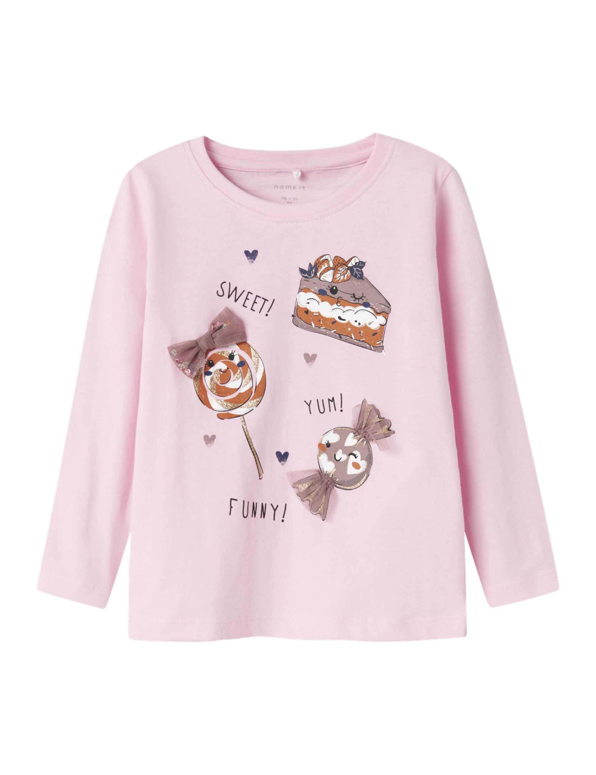 NAME IT Mädchen Nmfninna Ls Top Box