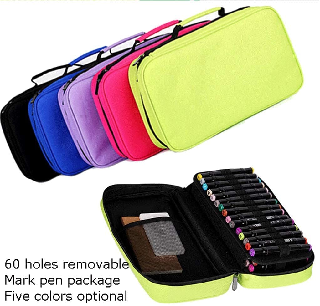 Cartuchera Estuche para lápices/bolígrafos de Calidad Oxford, Estuche para rotuladores, Estuche portátil, Estuche Escolar de Gran Capacidad Portátil