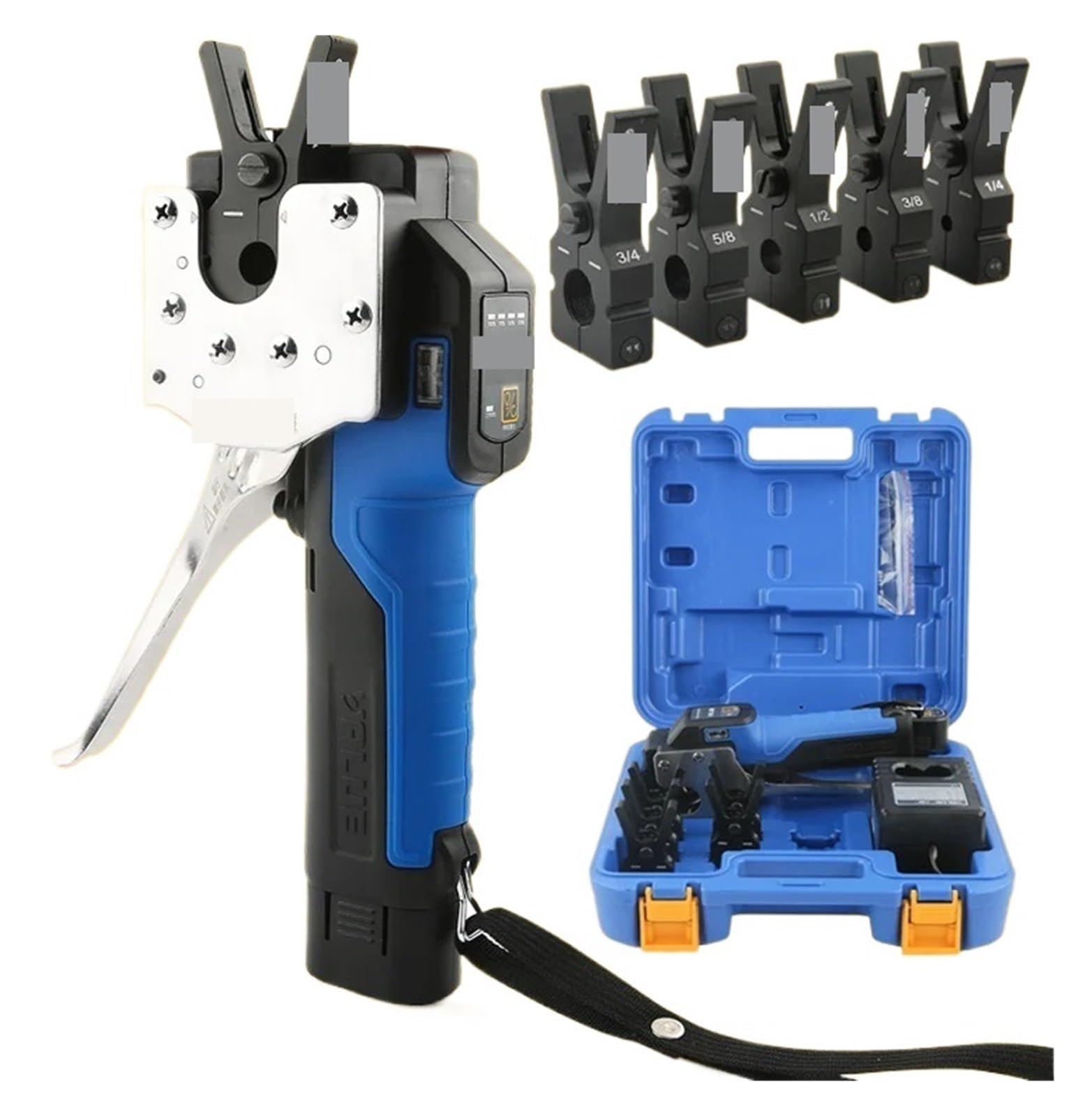 Bördelwerkzeug, Vollautomatischer Expander, elektrische Kupferrohr-Glockenmündung, VEF-1 Kupferrohr-Klimaanlagen-Expander-Kit, Kältewerkzeug(VEF-2 Standard Editi)