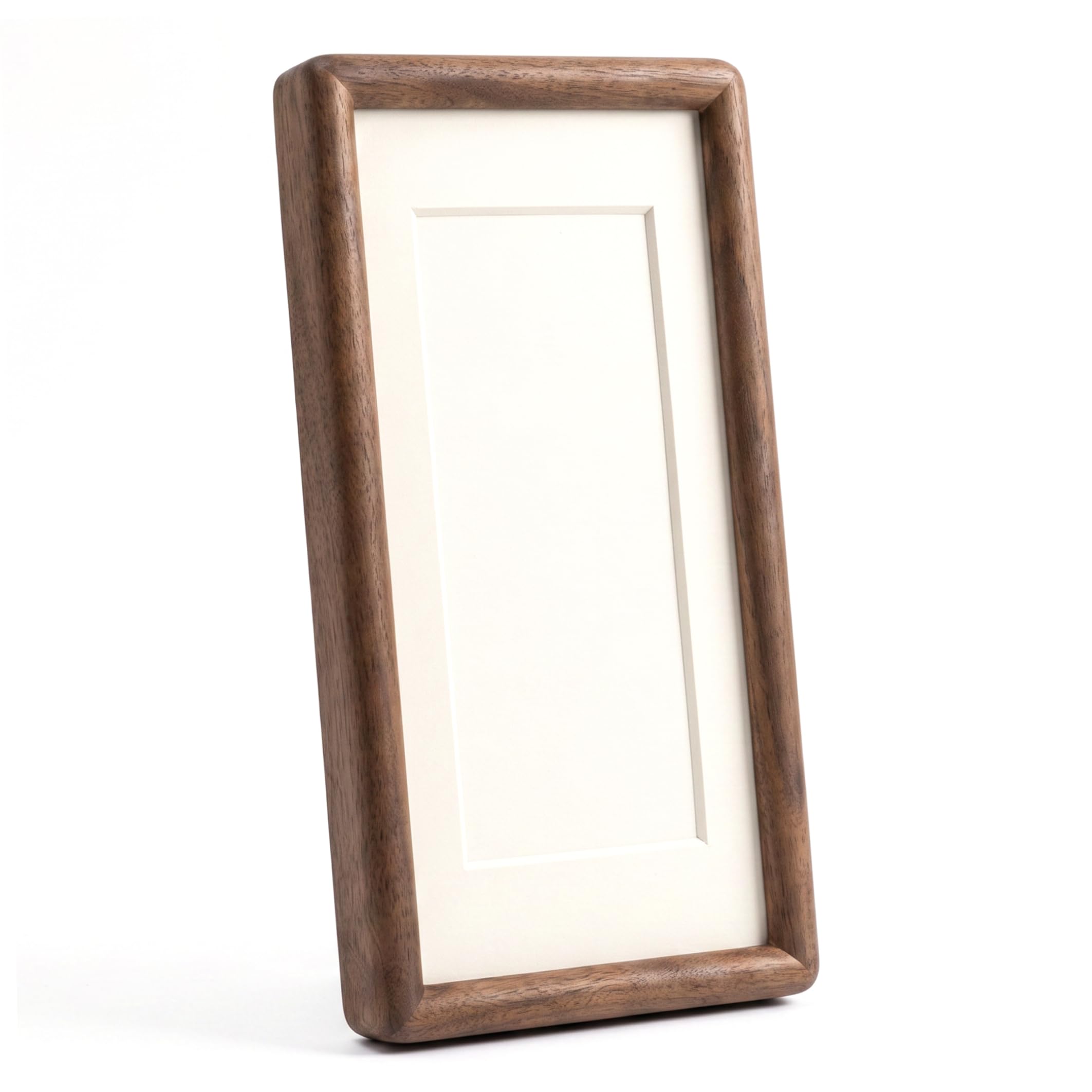Bemonew Wood Picture Frames, 12x4in Walnut Frame Mortise-and-Tenon Wood Frame for DIY Photos/Drawings/Calligraphy, 9.4x2.4in Inside